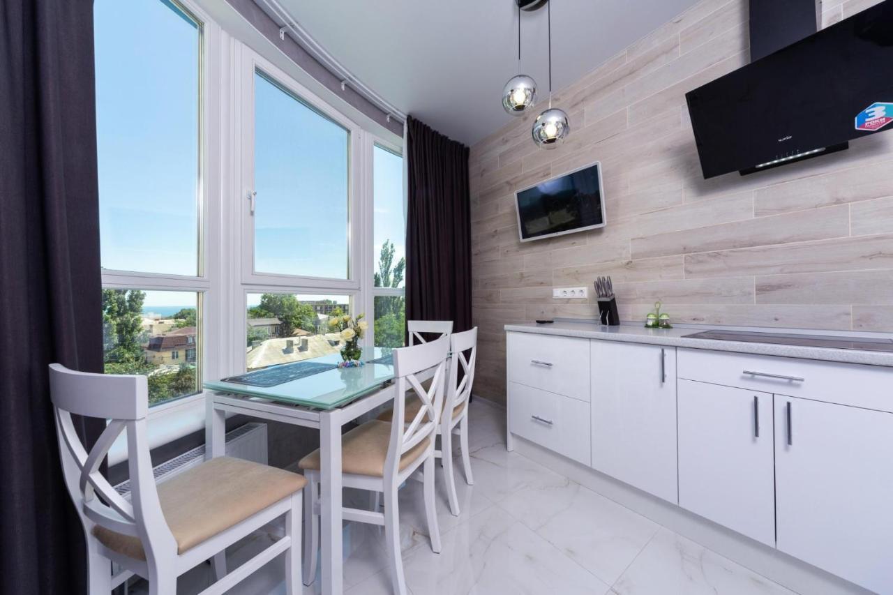 Vip Apartment C Панорамой Моря, Жк Новый Берег Odessa Dış mekan fotoğraf