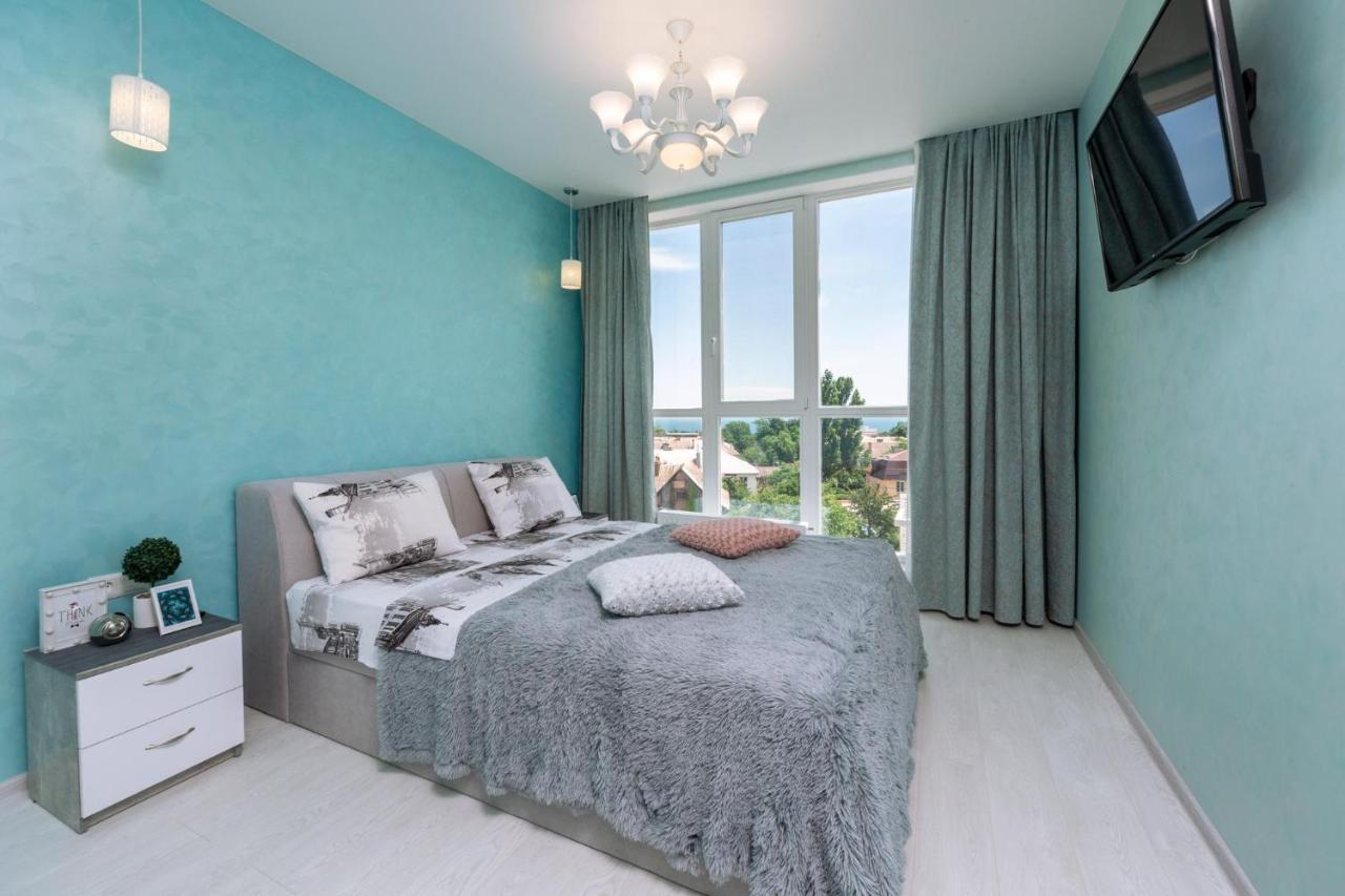 Vip Apartment C Панорамой Моря, Жк Новый Берег Odessa Dış mekan fotoğraf